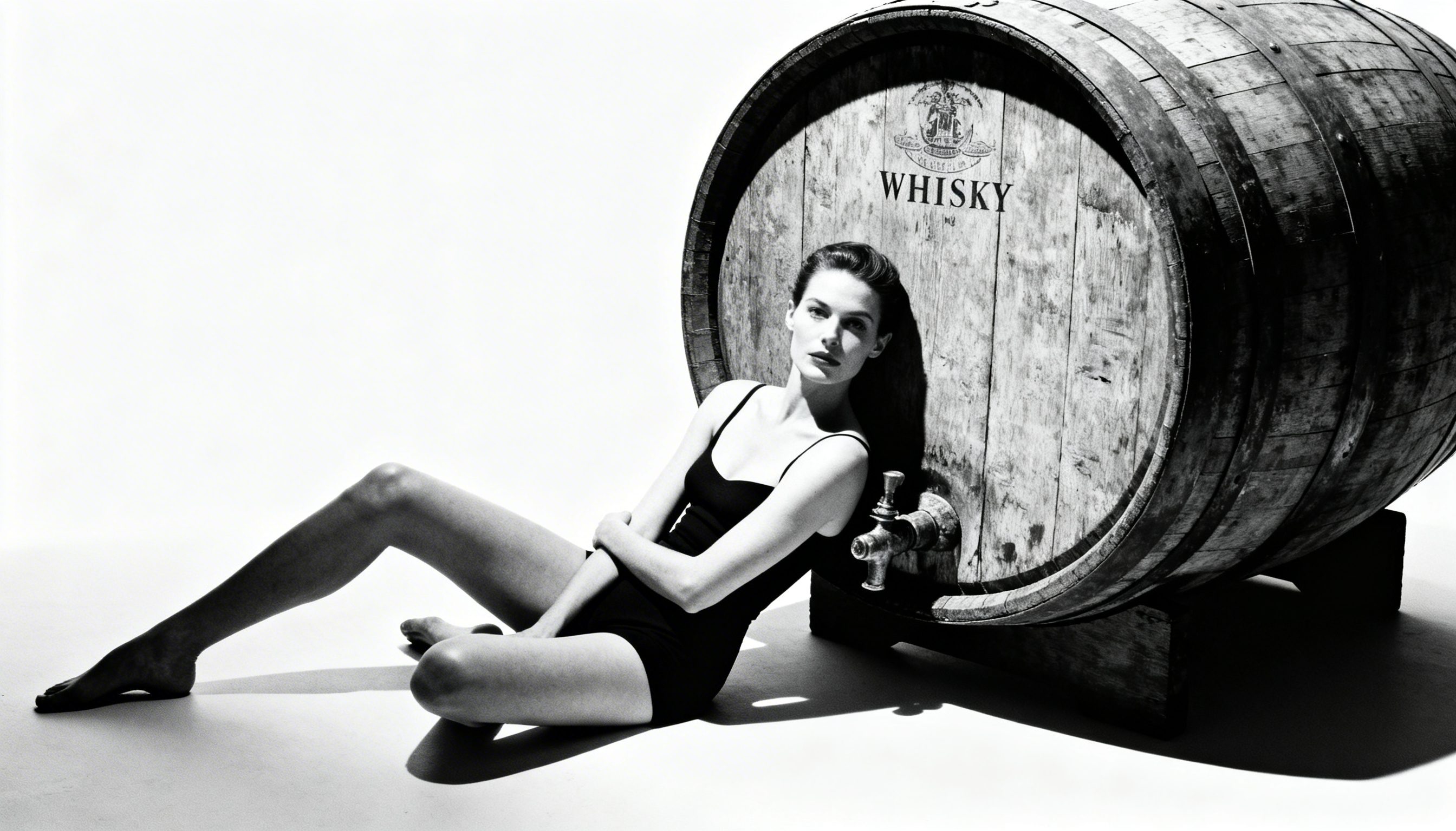 Artistic whisky barrel photography representing the global reach of Cask Strength Conversations WhiskyAngelz podcast